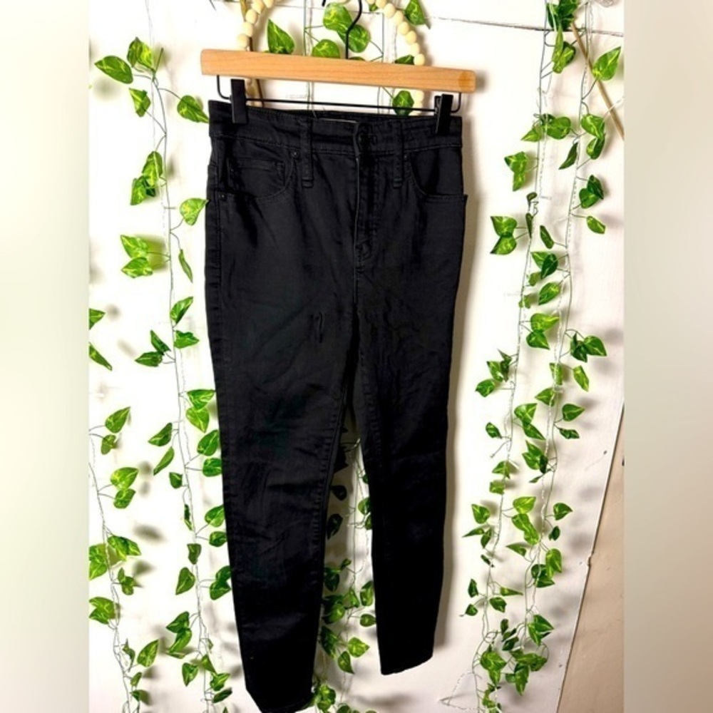 Madewell Black High Rise Jeans Slim Fit